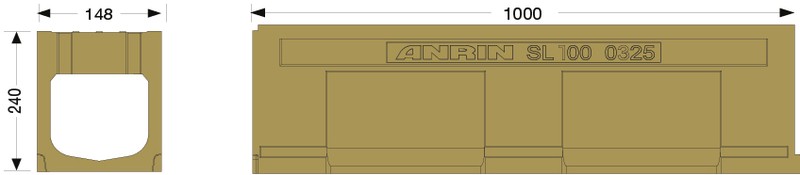 Gutter Size Image For Heavy duty channel