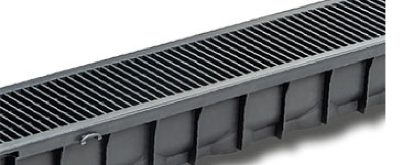 SELF PP Kunststoffrinne | Entwässerungsrinne für Hof & Garage