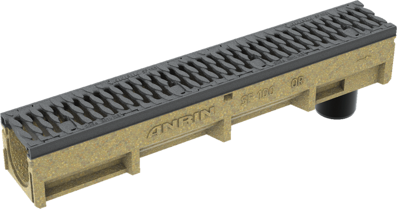 Bild SF-100 Rinne mit Rohrstutzen